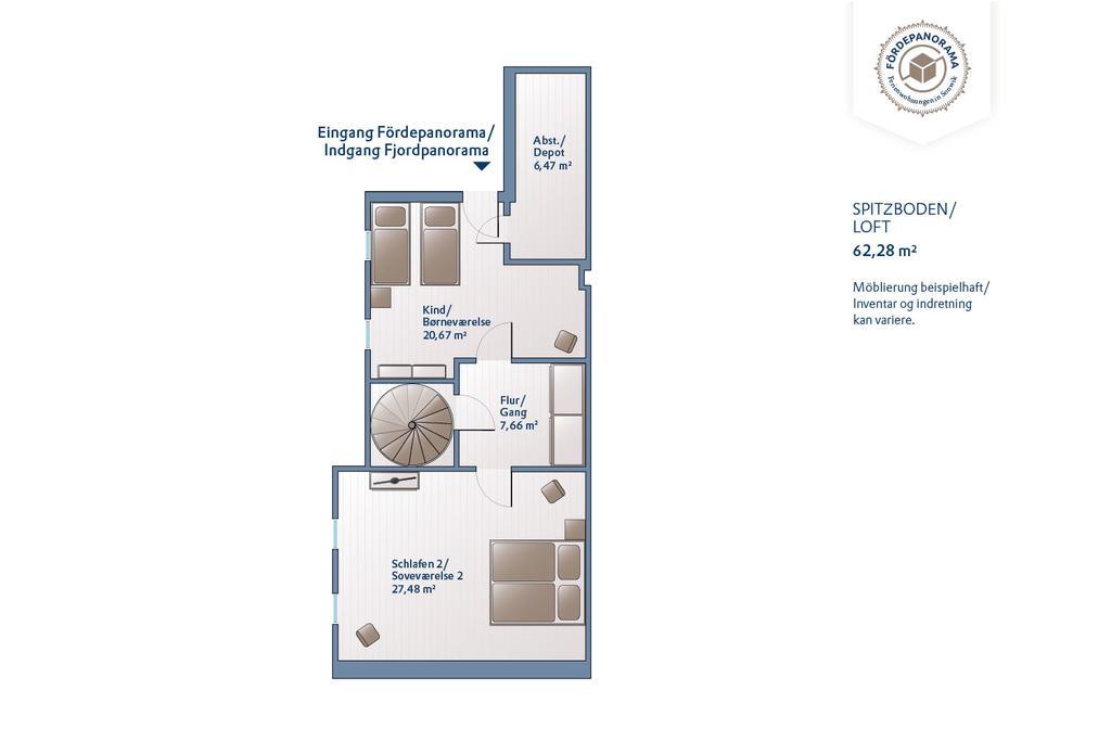 Ferienwohnung Foerdepanorama In Flensburg, Sonwik Exterior foto